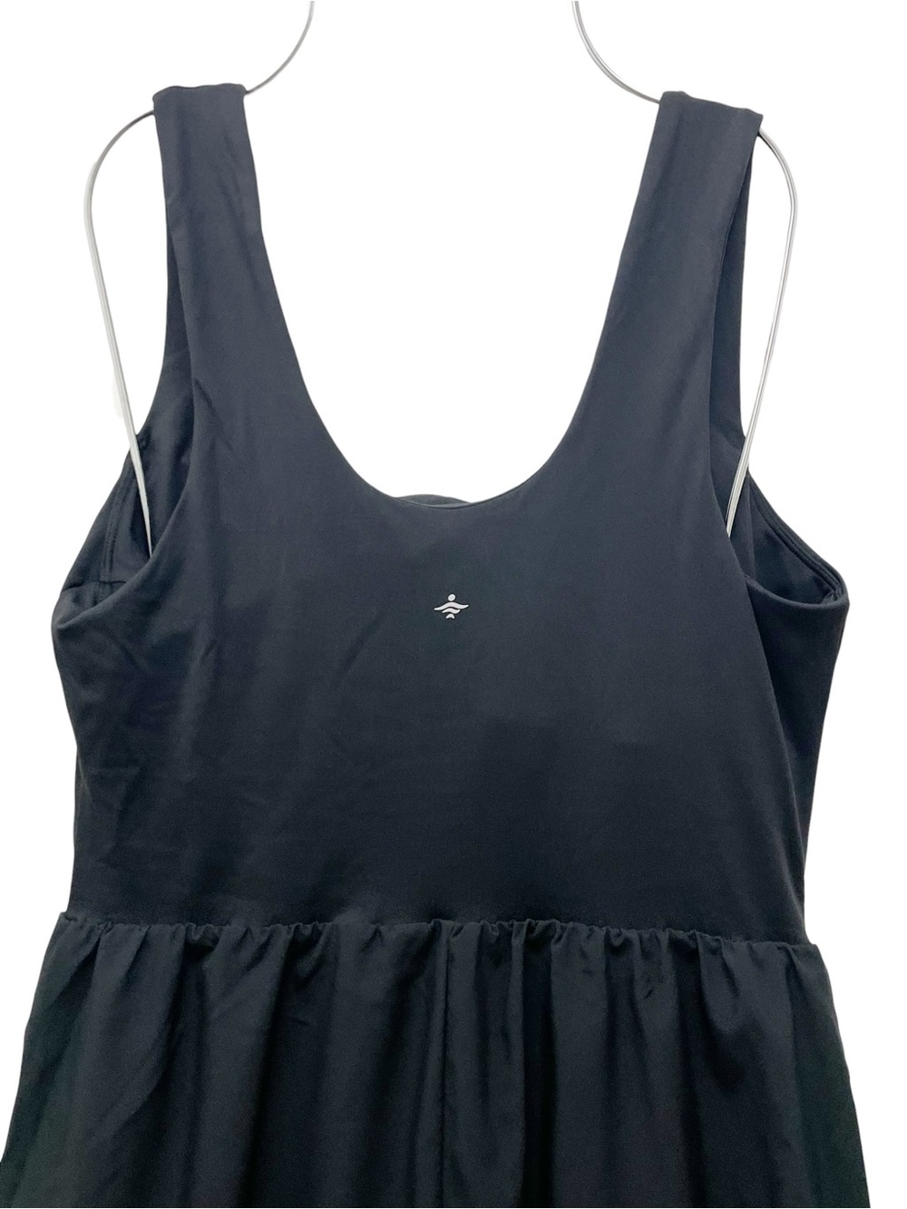 NWT Halara Breezeful Square Neck Active Dress M Black Built In Shorts Pockets - Picture 7 of 15